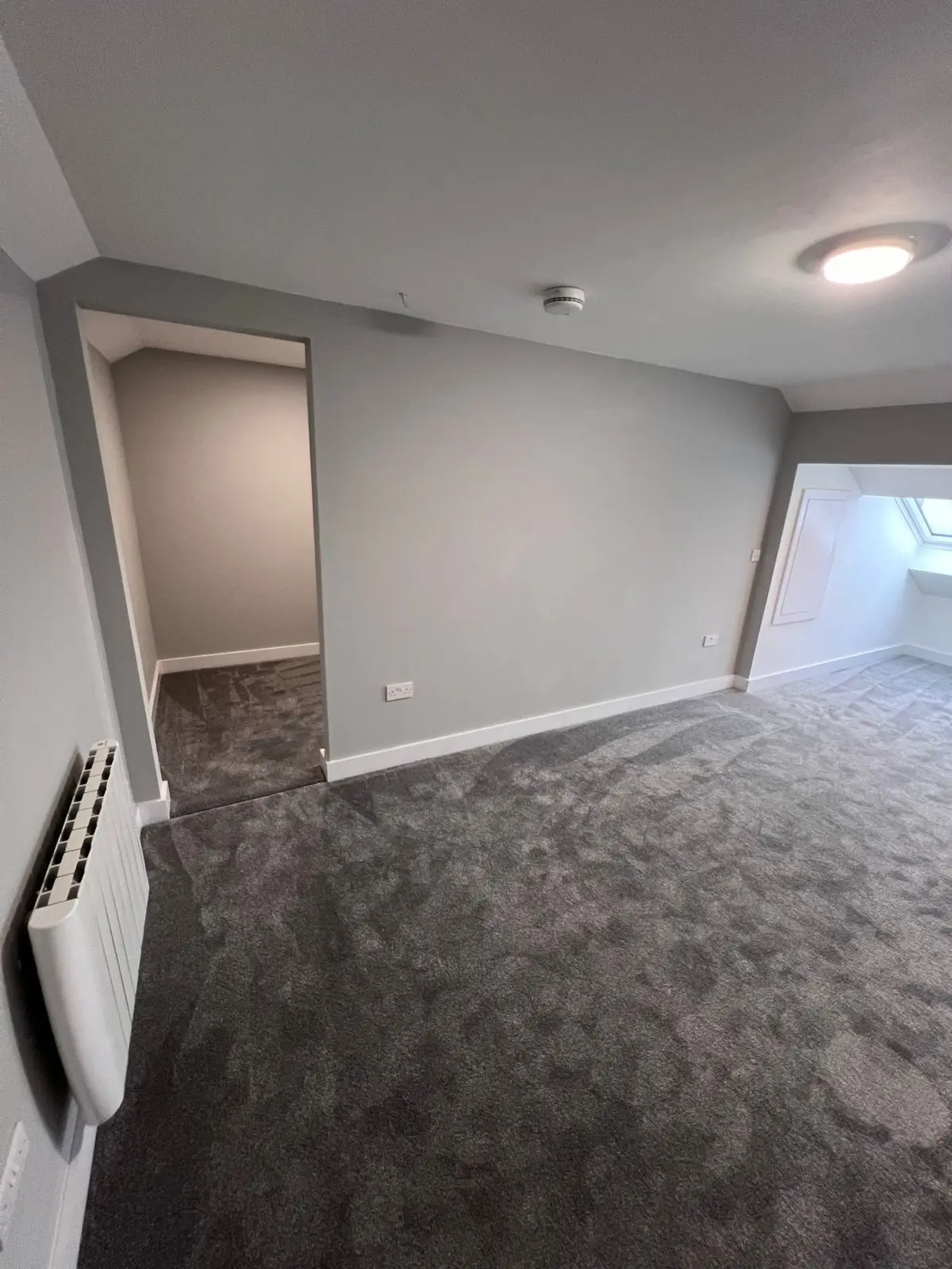 Main attic room with alcove and storage, Dublin 13