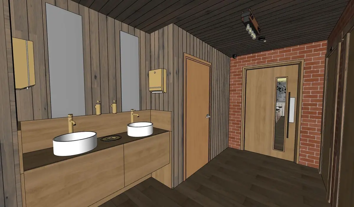 Our washroom render, BAH33