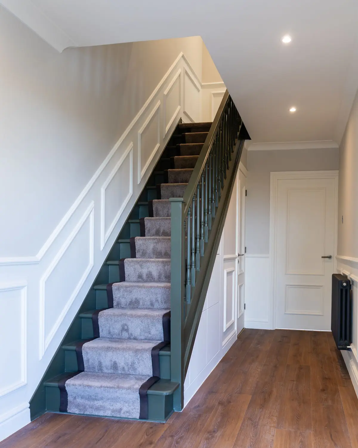 Panelled hall and stair, Leopardstown