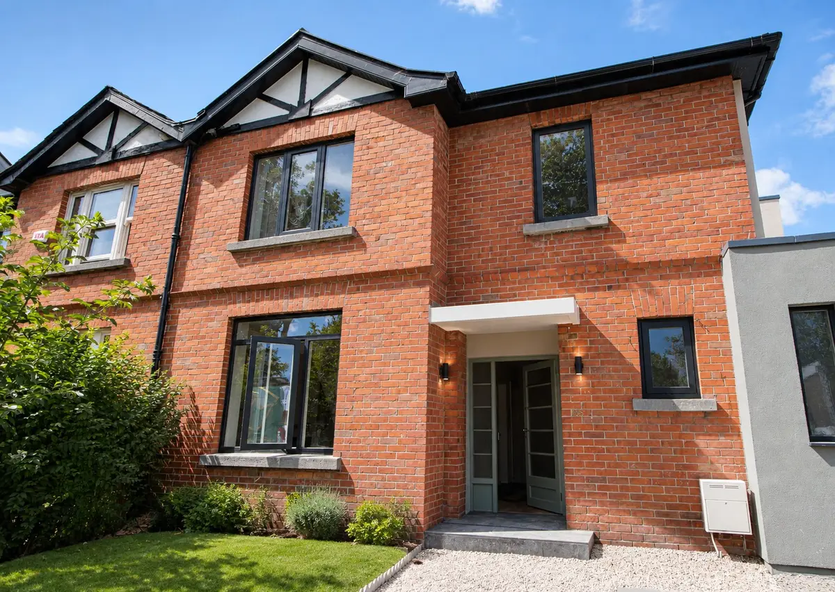 Front elevation after the renovation, Phibsborough